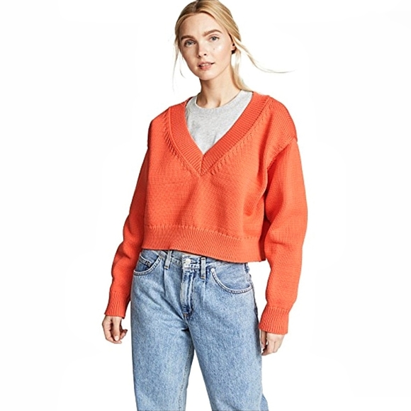 Alexander Wang Mixed Media Layering Crewneck Pullover Knit Sweater - Picture 6 of 15